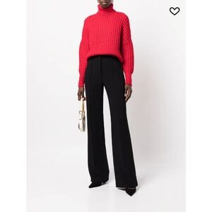 NWT Adam Lippes Wool Pants Black